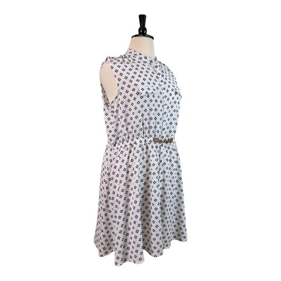 Always Indigo A-line Dress Button Top Elastic Buckle Waist Sleeveless Women’s 3X - Picture 2 of 11